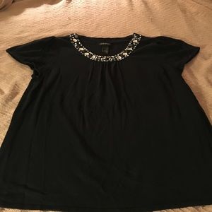 Plus sized embellished top